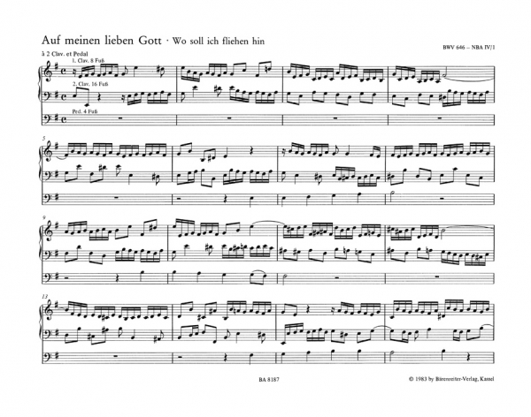 Sammelband für Orgel Orgelchoräle zum gottesdienstlichen Gebrauch