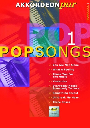 Spielband für Akkordeon Pop Songs 1 - Akkordeon pur