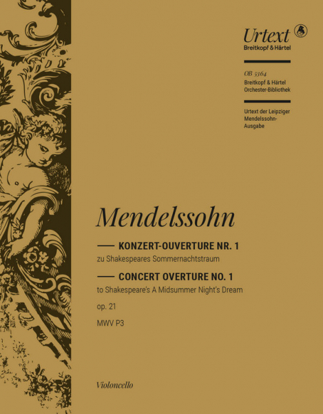 Konzert-Ouverture Nr.1 zu Shakespeares 'Sommernachtstraum' op.21 für Orchester