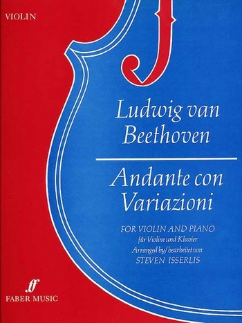 Andante con Variazioni WoO44b for violin and piano