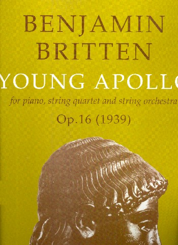 Young Apollo op.16 für Klavier, Streichquartett und Streichorchester