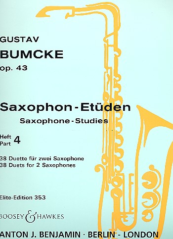 Etüden op.43 Band 4 - 38 Duette für 2 Saxophone