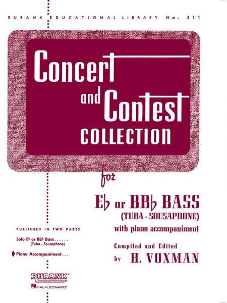 Concert and Contest Collection for bass in Eb or Bb and piano