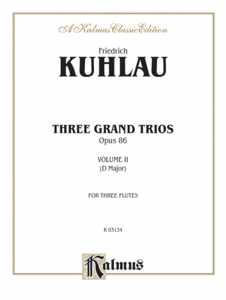 Trio D major op.86,2 for 3 flutes