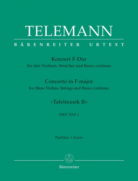 Konzert F-Dur für 3 Violinen und Streichorchester
