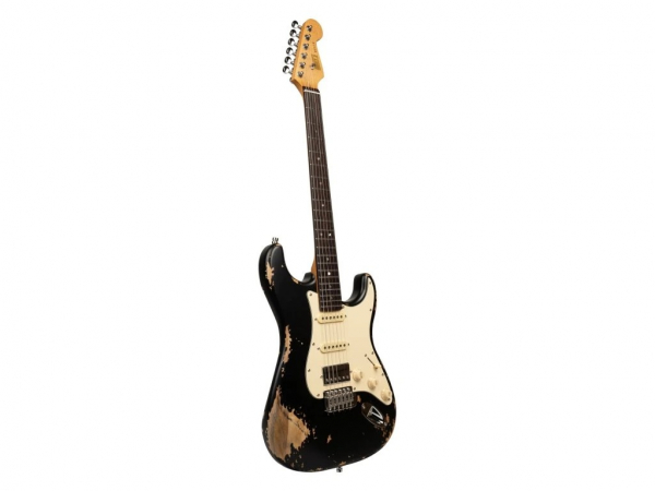 E- Gitarre Henry's Snake ST-1 Relic - Mamba-Black RETOURE