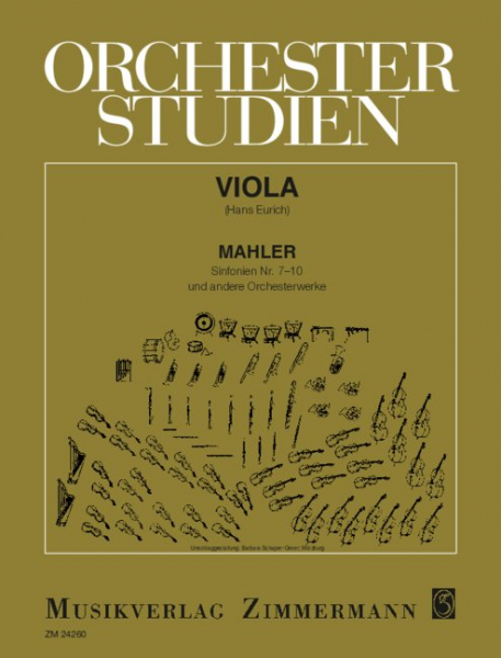 Orchesterstudien für Viola Sinfonien Nr.7-10