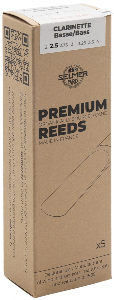 B-Bass-Klarinetten-Blätter Selmer Premium 2,5