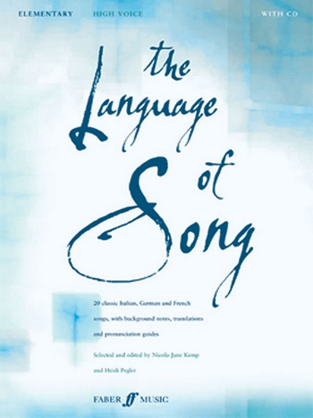 The Language of Song (+CD) elementary for high voice and piano