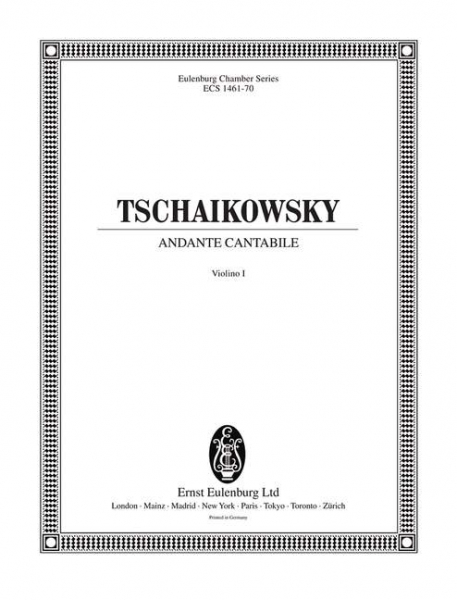 Andante cantabile op.11 für Violoncello und Streichorchester