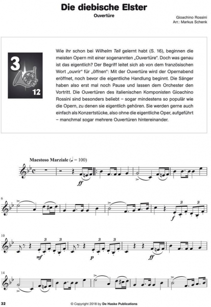 Spielbuch Horn Hören, lesen & spielen - Opern-Spielbuch