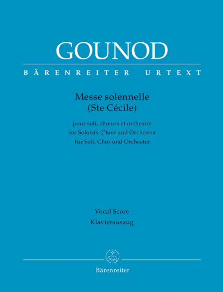 Messe solennelle (Ste Cécile) für Soli, gem Chor und Orchester