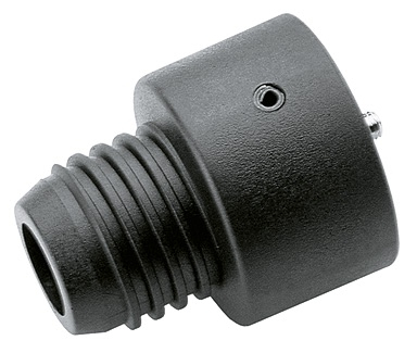 König & Meyer Schwarz Kegeladapter K&M 15281