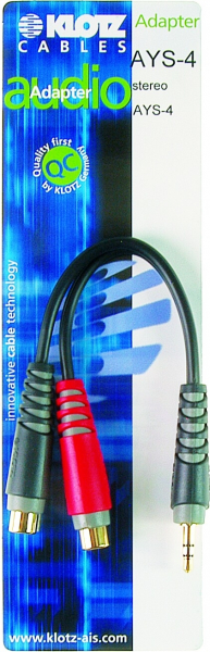 Y-Adapter Klotz AYS-4