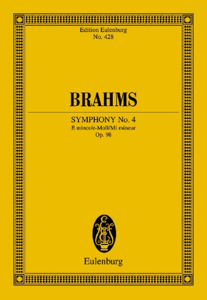 Sinfonie e-Moll Nr.4 op.98 für Orchester
