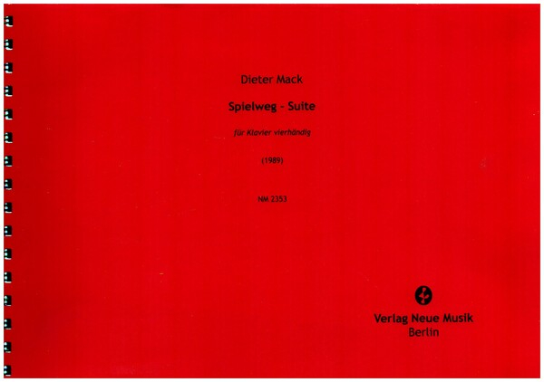 Spielweg-Suite (1989) für Klavier zu 4 Händen