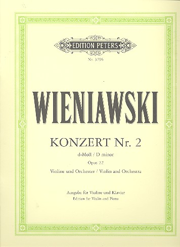 Konzert d-Moll Nr.2 op.22 für Violine und Orchester für Violine und Klavier