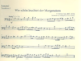 5 Choralvorspiele der Romantik für Orgel und Blechbläser (Posaunenchor)