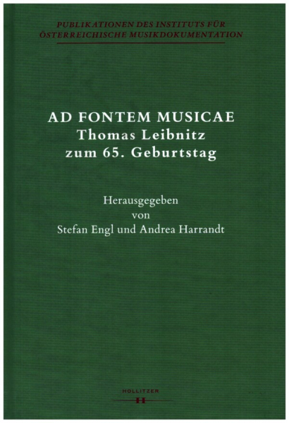 Ad Fontem Musicae Thomas Leibnitz zum 65. Geburtstag