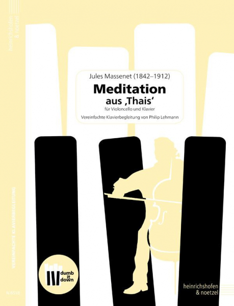 Meditation aus &#039;Thais&#039; (+QR-Codes) für Violoncello und Klavier