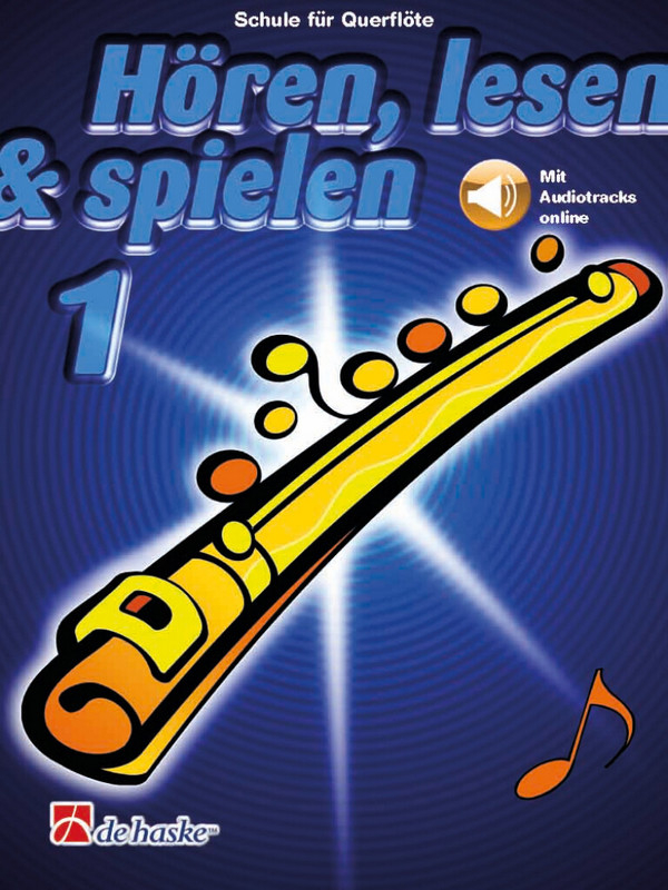 De Haske Publications Bv Jungen Schule Für Querflöte Hören, Lesen & Spielen Band 1
