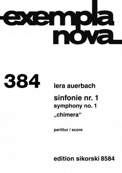 Sinfonie Nr.1 für Orchester Partitur