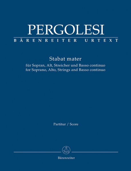 Stabat mater für Sopran, Alt, Streicher und Bc