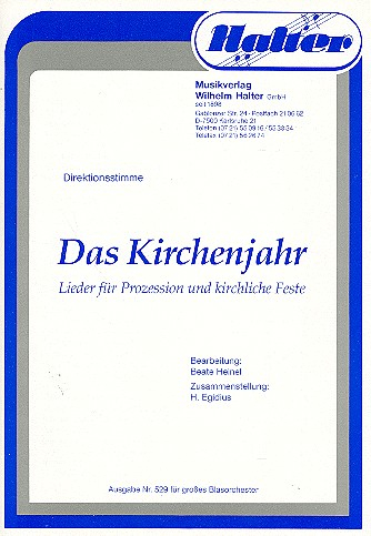 Das Kirchenjahr für Blasorchester