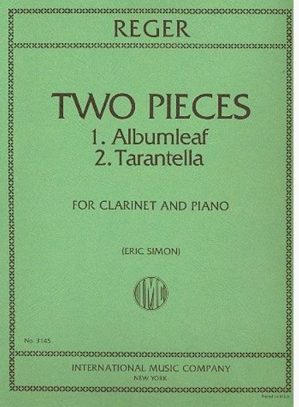 2 Pieces for clarinet and piano