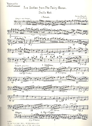 2 Suiten aus 'The Fairy Queen' für Streichorchester