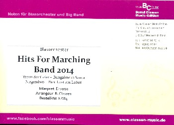 Hits for Marching Band 2014 (Medley): für Blasorchester