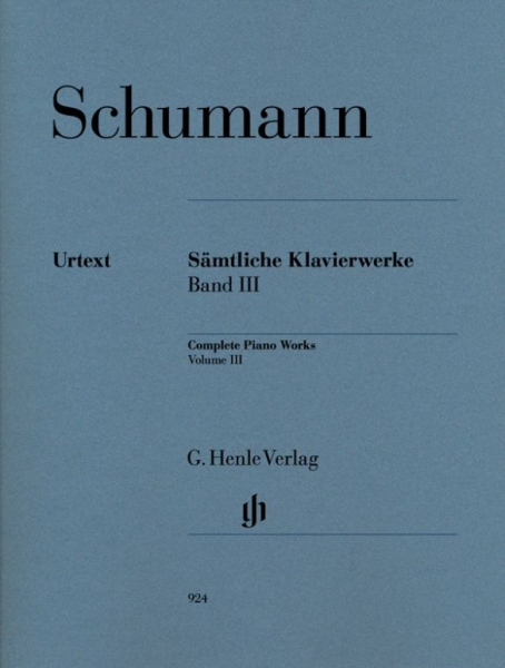Sammelband für Klavier Schumann, Sämtliche Klavierwerke 3