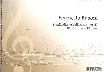 Finnländische Volksweisen op.27 für Klavier zu 4 Händen