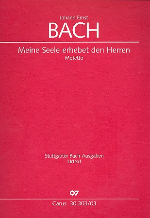 Meine Seele erhebet den Herren für Soli (SATB), gem Chor, 2Vl, Va