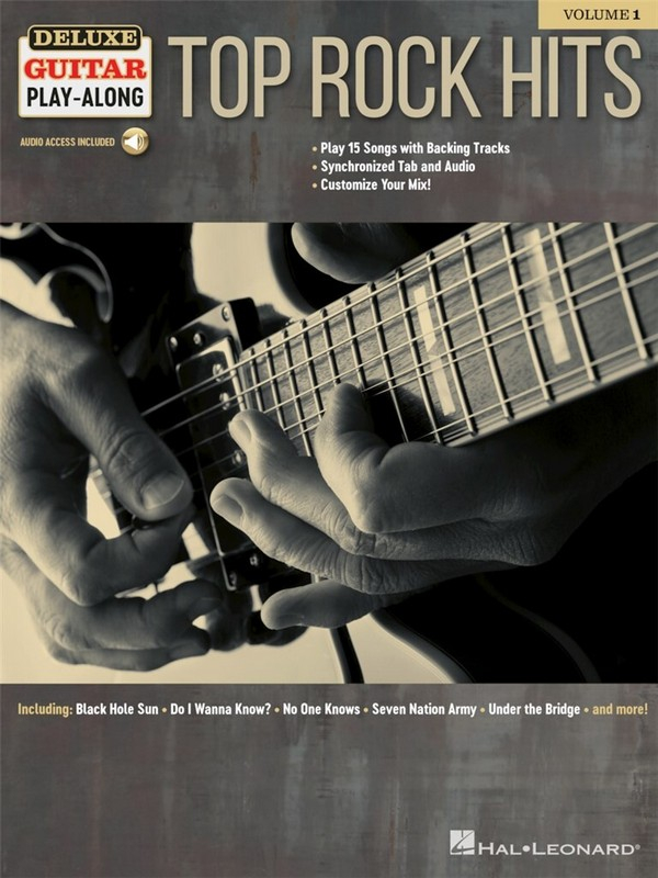 Hal Leonard Europe B. V. Gold Spielbuch Für E-Gitarre Top Rock Hits Vol. 1