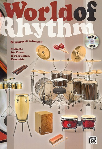 World of Rhythm (+MP3-CD) für Schlagzeug- und Percussionensemble