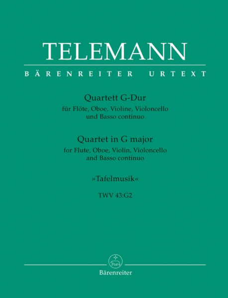 Quartett G-Dur TWV43:G2 für Flöte, Oboe, Violine und Bc