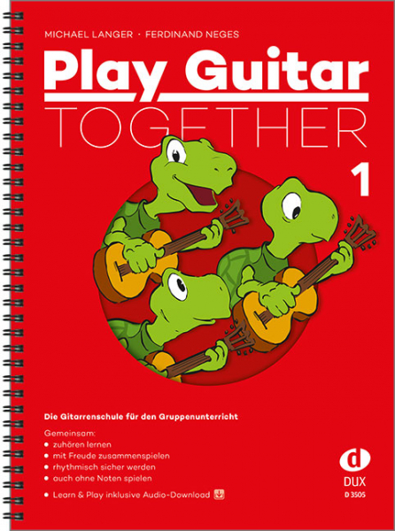 Gitarrenschule für Gruppenunterricht Play Guitar Together 1