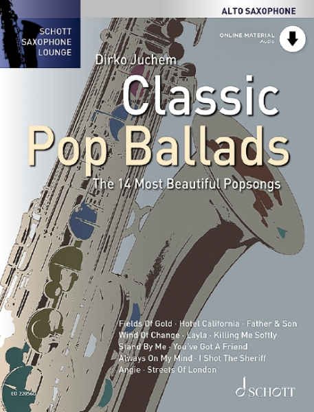 Spielband für Altsax Classic Pop Ballads
