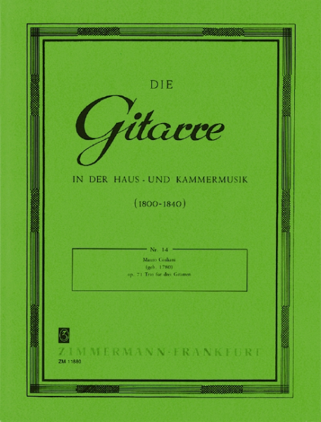 Trio op.71 für 3 Gitarren