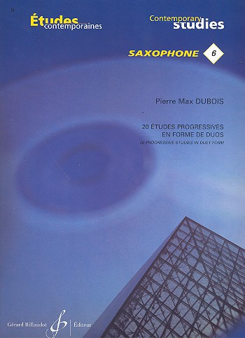 20 études progressives en forme de duos pour 2 saxophones