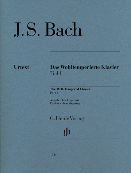 Das Wohltemperierte Klavier Teil 1 ohne Fingersätze