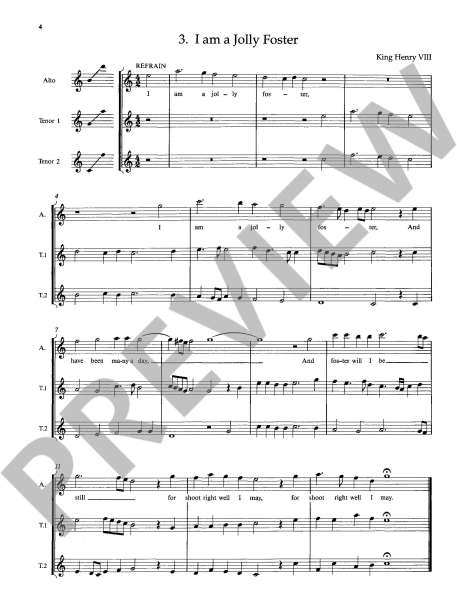 Quartett für Blockflöte Anthology 6 - English Music