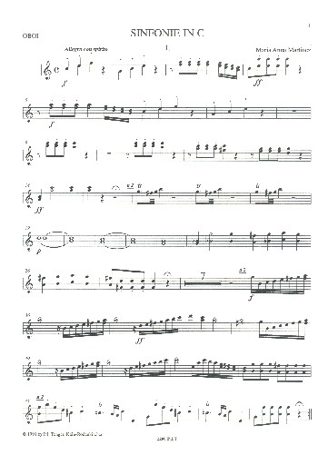 Sinfonie C-Dur für Kammerorchester