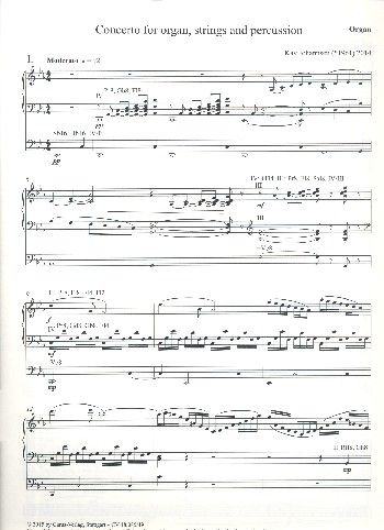 Konzert für Orgel, Streicher und Percussion