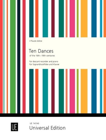 TEN DANCES ON THE 16TH - 18TH CENTURIES FOR DESCANT RECORDER AND