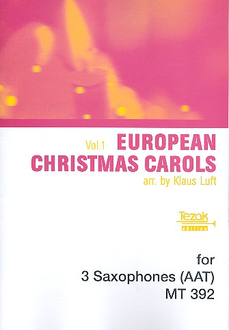 European Christmas Carols vol.1 for 3 saxophones, score