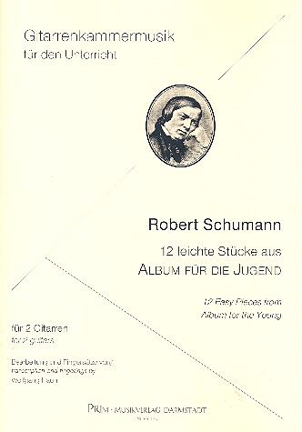 12 leichte Stücke aus Album für die Jugend für 2 Gitarren