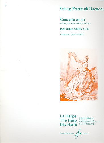 Einzelausgabe Concerto si bemol majeur pour harpe celtique