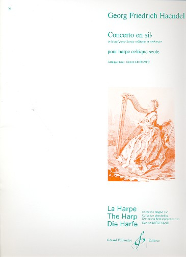 Einzelausgabe für Harfe Concerto si bemol majeur pour harpe celtique
